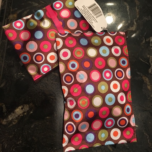 Cosmetic Bag SET Happy Colorful Pattern - Picture 4 of 7